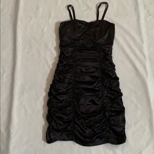 Black Express Strappy to Strapless Silk Mini Dress